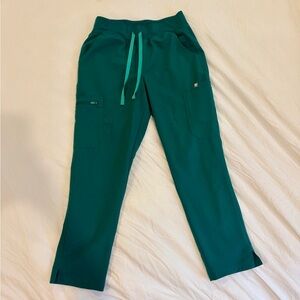 Figs Hunter Green Scrub Pants
